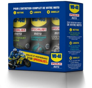 WD-40 Specialist Moto Tripack – Reinigung, Pflege & Schmierung für Motorräder