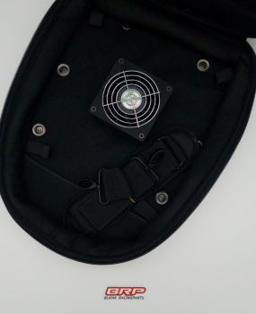 Preview: Helmtasche mit integriertem Ventilator – für Motorrad- & Karthelme