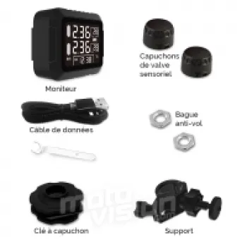 TPMS Wasserdicht Motorrad Reifendruck Kontrollsystem Sensor, Sonnenschutz Tpms System M3 TPMS