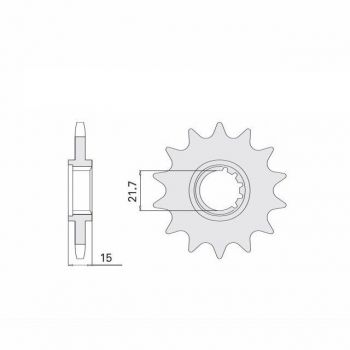 DID Kettensatz mit 525VX3 Kette, Farbe standard, für Kawasaki ZX6R, Typ ZX600F, Modelljahr 1995-1997