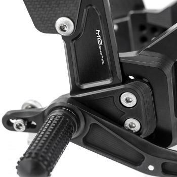 Preview: MG Biketec Rennsport-Fussrastenanlage / Rastenanlage / Fußrastenanlage ohne ABE für Kawasaki ZX-10R / RR ab 2026