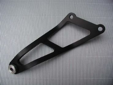 Suzuki GSX-R 1000 2007-2008 B&G Auspuffhalter schwarz 4in1 Exhaust holder black