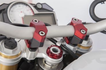 Preview: GILLES 2DGT verstellbare Lenkerböcke schwarz für BMW S1000R, Typ 2R10, Modelljahr 2017-2020