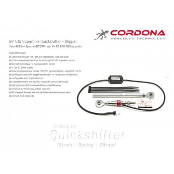 Cordona Blipper GP ASG Quickshifter / Blipper Aprilia RS 660 2021-