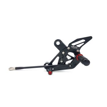 TRACK Fußrastenanlage titanfarben Suzuki GSX-R750 2011-2017 mit ABE