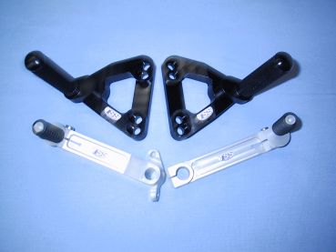 Ducati 748 916 996 998 TSS Fußrastenanlage Satz umgekehrte Schaltung footrest complete revers