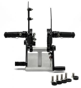 MG BIKETEC Sportfussrastenanlage / Rastenanlage / Fußrastenanlage mit ABE, gültig in D - A - CH für  Aprilia RSV4 / Factory ab 2025