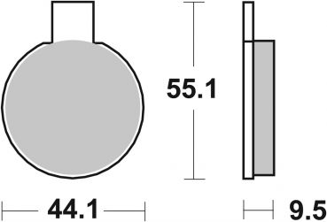 Bremsbelag SBS 505HF Street Ceramic