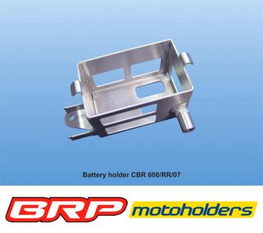 Honda CBR 600 RR 2007-2018 PC40 Motoholders Alu Batteriehalter holder for battery