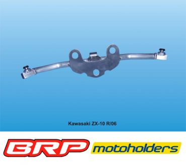 Kawasaki ZX 10R 2006 bis 2007 Motoholders Alu Verkleidungshalter Racing für Serieninstrumente fairing holder
