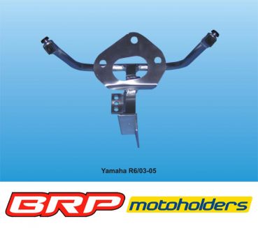 Yamaha YZF 600 R6 2003 bis 2005 Motoholders Alu Verkleidungshalter Racing für Serieninstrumente fairing holder