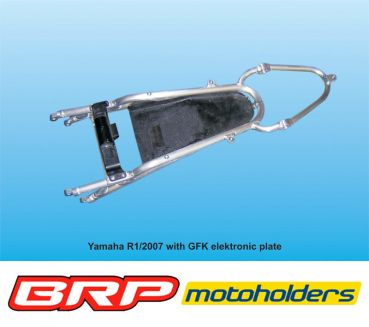 Yamaha YZF 1000 R1 2007 bis 2008 RN19 Motoholders Alu Heckrahmen mit GFK Platte rear frame