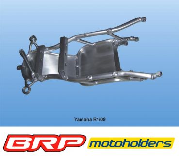 Yamaha YZF 1000 R1 2009 bis 2014 RN22 Motoholders Alu Heckrahmen mit Alu Platte rear frame