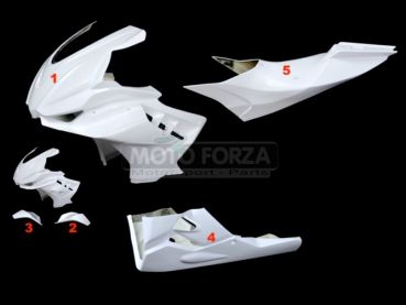 Aprilia RSV4/R Factory 2021-2023 MOTOFORZA Komplettsatz GFK 5-teilig Racing mit Flügeln