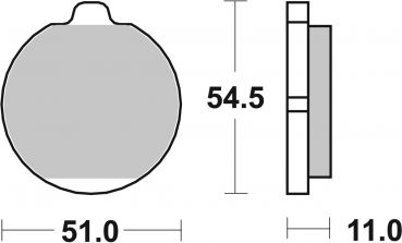 Bremsbelag SBS 530HF Street Ceramic