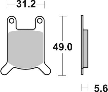 Bremsbelag SBS 532HF Street Ceramic