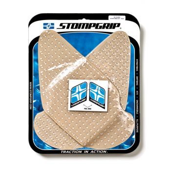 Kawasaki ZX 6R RR 2003-2004 und ZZR 600 2005-2008  Stompgrip - Volcano Traction Pads - klar - 55-10-0029C