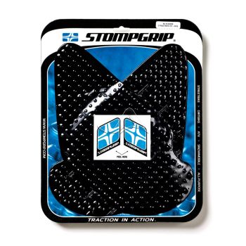 Kawasaki ZX 6R RR 2003-2004 und ZZR 600 2005-2008 Stompgrip - Volcano Traction Pads - schwarz - 55-10-0029B