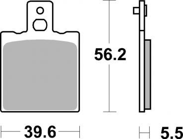 Bremsbelag SBS 583HF Street Ceramic