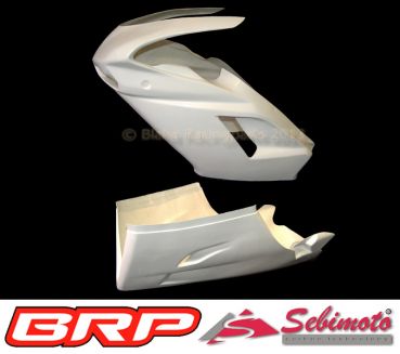 Ducati 848-1098-1198 Sebimoto Rennverkleidung 2 teilig mit großen Lufteinlässen Fairing 2 parts with great air inlets