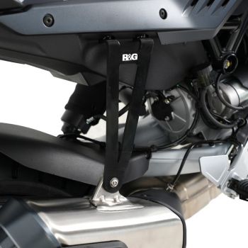 Preview: R&G Auspuffhalter SET BLACK Moto Guzzi Stelvio 2024- Preview: R&G Auspuffhalter SET BLACK Moto Guzzi Stelvio 2024-