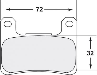 Performance Friction Bremsbelag Kawasaki ZX 10R 2008 bis 2014 7598.13.08.92