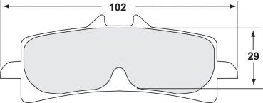 Performance Friction Bremsbelag Comp.13 Ducati 1098 1199 RSV4 und KTM RC8 7617.13.09.92