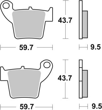 Bremsbelag SBS 777HF Street Ceramic