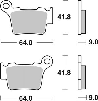 Bremsbelag SBS 791HF Street Ceramic