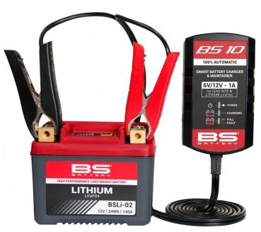 Preview: BS BATTERY BS10 Intelligentes Batterieladegerät - 6V/12V 1A