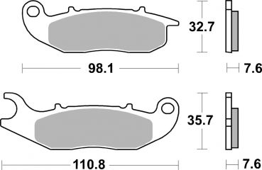Bremsbelag SBS 859HF Street Ceramic