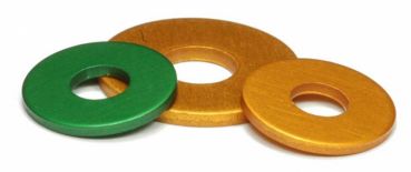 Aluminium Unterlegscheiben Sonderfarben DIN 9021 washers specialcolors