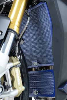 BMW S 1000 RR und HP4 R&G Kühlergitter Dunkelblau Ölkühler radiator grille oil cool Dark Blue