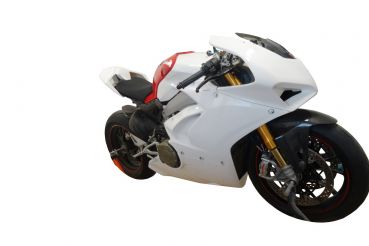 Motocarbons Rennverkleidung Komplettset GFK  mit geschlossenem Einzelsitz-Rennen für Ducati V4 Panigale