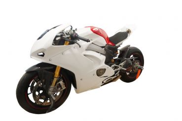 Motocarbons Rennverkleidung Komplettset GFK  mit geschlossenem Einzelsitz-Rennen für Ducati V4 Panigale