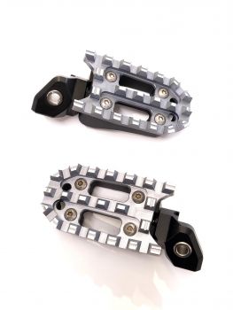 Lightech Fahrerfußrasten für BMW R 1300 GS / R 1300 GS Adventure, grau