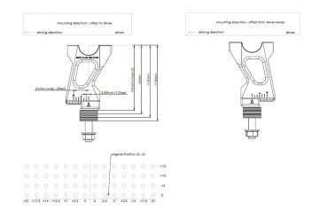 Preview: GILLES 2DGT verstellbare Lenkerböcke schwarz passend für Yamaha MT 09 Tracer 2014-2017 und  Tracer 900 2018-2020