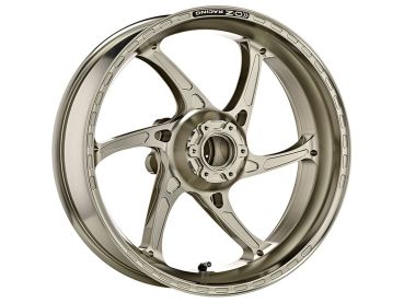 OZ Gass RS-A Aluminium hinten in titanfarben für Kawasaki ZX10R Ninja, 2011-2024, ZX10R Ninja SE, 2018-2019 und ZX10RR Ninja, 2016-2019