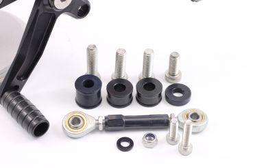 Preview: MG Biketec Fussrastenanlage mit ABE für KTM 1290 Superduke 2014 - 2016