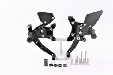 MG BIKETEC Rennsport-Fussrastenanlage / Rastenanlage / Fußrastenanlage ohne ABE für DUCATI PANIGALE V2 ab 2020