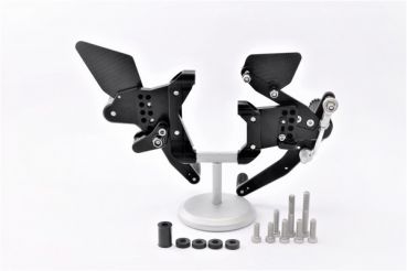 MG BIKETEC Rennsport-Fussrastenanlage / Rastenanlage / Fußrastenanlage ohne ABE für DUCATI PANIGALE V2 ab 2020