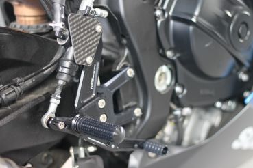 MG Biketec Fußrastenanlage Suzuki GSX-R1000 ab 2017 mit ABE, gültig in D - A - CH