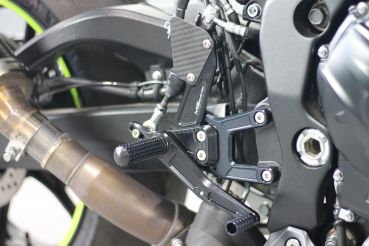 MG Biketec Fußrastenanlage Suzuki GSX-R1000 ab 2017 mit ABE, gültig in D - A - CH