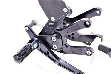 MG BIKETEC Sportfussrastenanlage / Rastenanlage / Fußrastenanlage mit ABE, gültig in D - A - CH für Honda CBR 1000RR-R Fireblade SP ab 2020