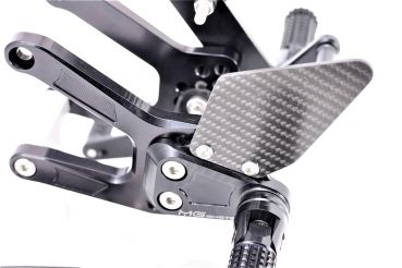 MG BIKETEC Rennsport-Fussrastenanlage / Rastenanlage / Fußrastenanlage ohne ABE für Honda CBR 1000 RR-R Fireblade (SP) ab 2020