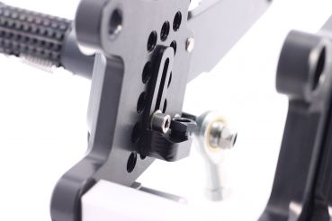 MG BIKETEC Rennsport-Fussrastenanlage / Rastenanlage / Fußrastenanlage ohne ABE für  Aprilia RSV4 1000 RF ab 2017-2020