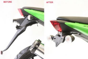 R&G Racing Kennzeichenhalter Kawasaki Ninja 250 2008 bis 2012 licence plate holder