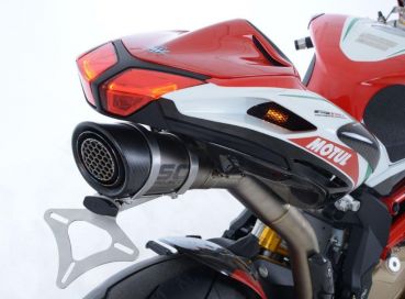 R&G Racing Kennzeichenhalter MV Agusta F4 1000 RC ab 2015 mit SC Project Auspuff licence plate holder