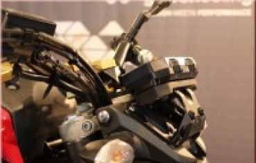 Gilles 2DGT verstellbare Lenkerböcke mit ABK-11 schwarz für Yamaha MT-07 2014-2016