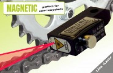 L-CAT Magnet - Linien-Laser für Stahl Kettenräder